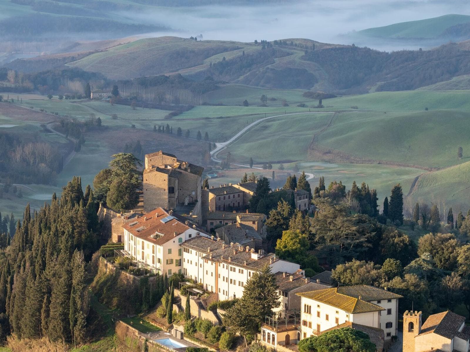 Preferred-style luxury hotel view